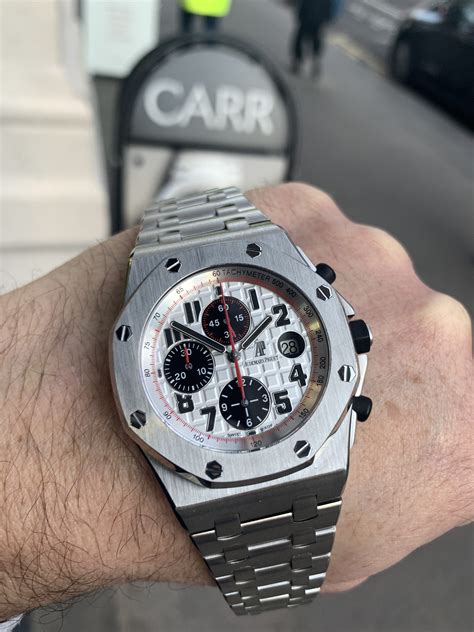 audemars piguet royal oak panda dial|Audemars Piguet panda watch.